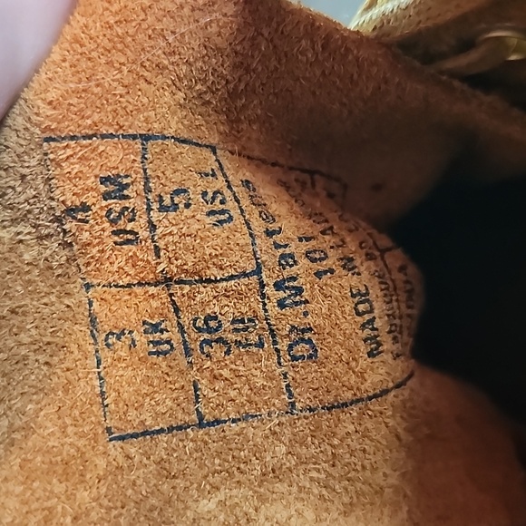 Yellow suede Doc Martens - Picture 6 of 8